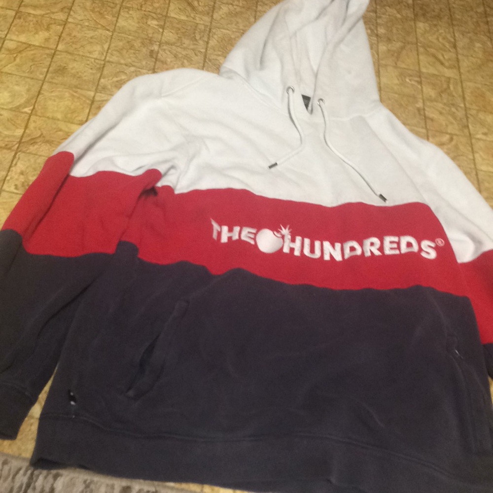 Striped men’s hoodie